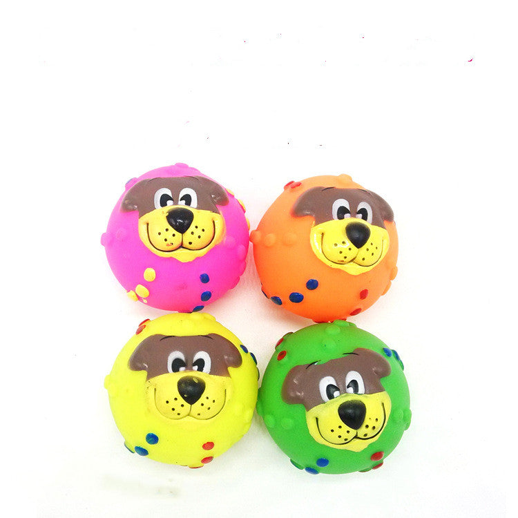 Durable Vinyl Dog & Cat Toy Ball