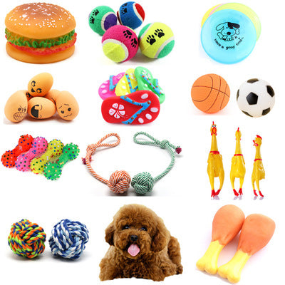 Durable Vinyl Dog & Cat Toy Ball