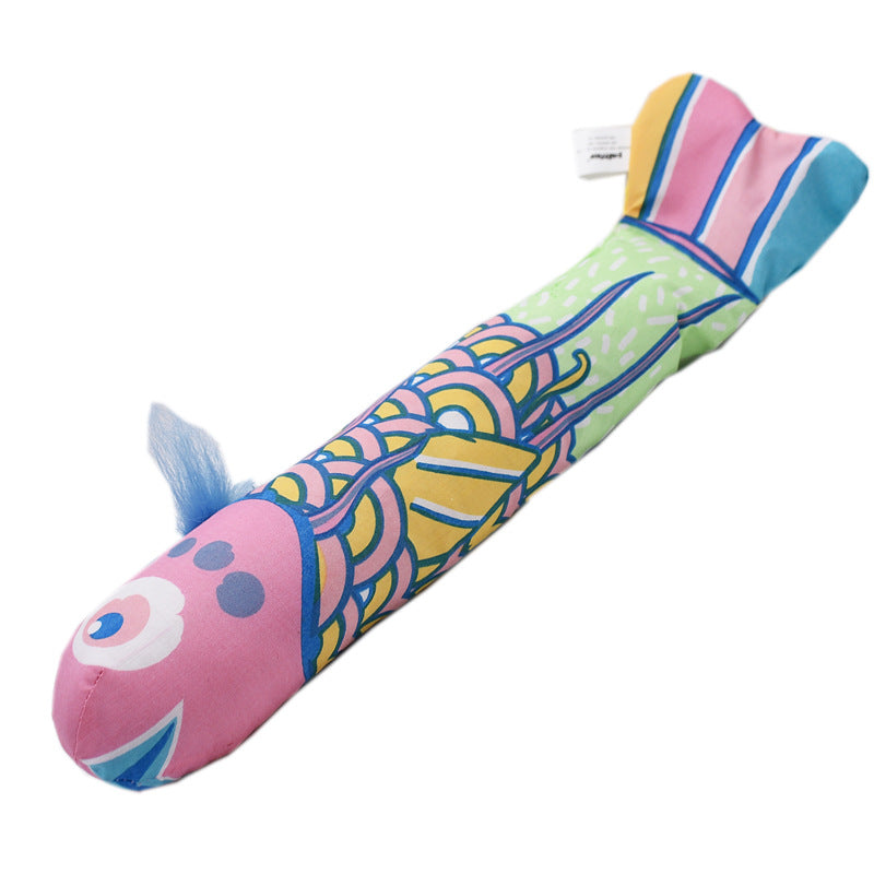 Cat Grass Kicker Pillow Toy