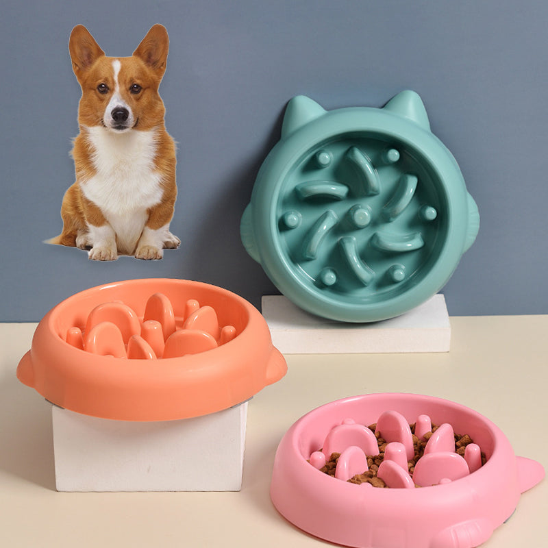 Bone Maze Slow Feeder Bowl (Anti-Gulping)