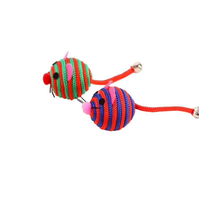 Nylon Rope Cat Toy with Bell