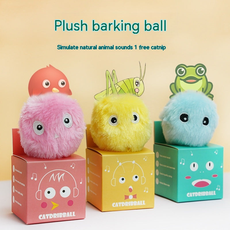 Gravity Jingle Plush Ball Toy
