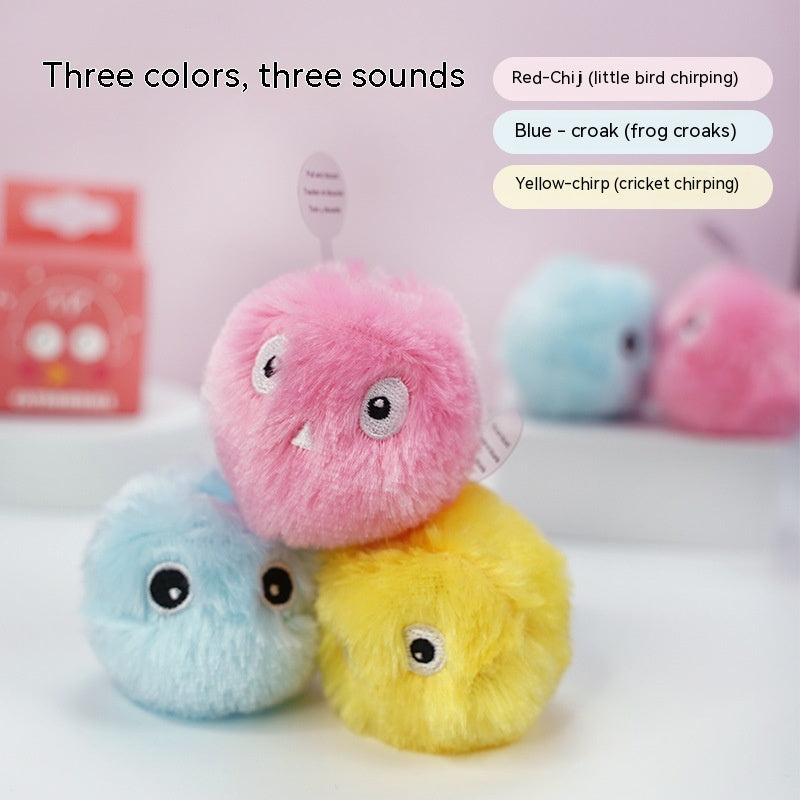 Gravity Jingle Plush Ball Toy