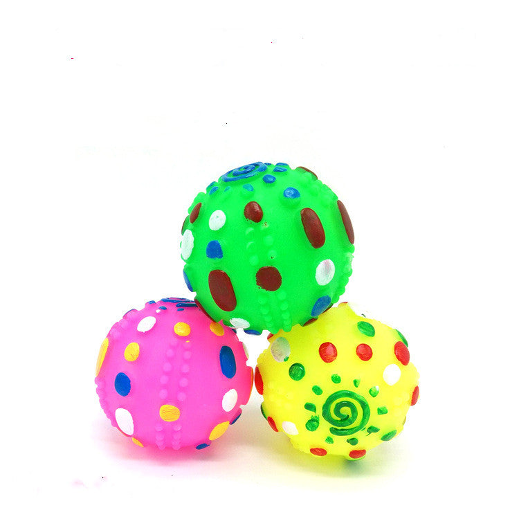 Durable Vinyl Dog & Cat Toy Ball