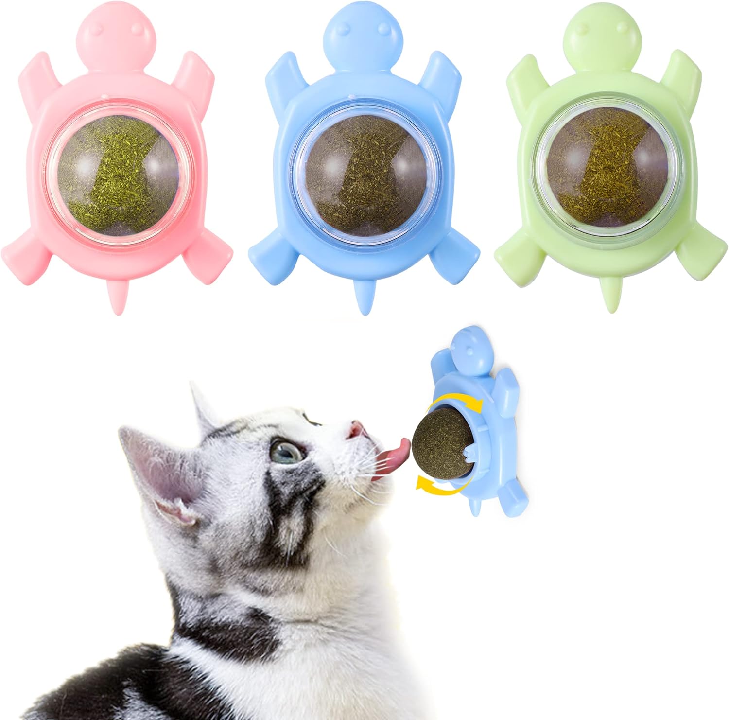 FreshSpin Catnip Wall Ball (Catnip + Silvervine)
