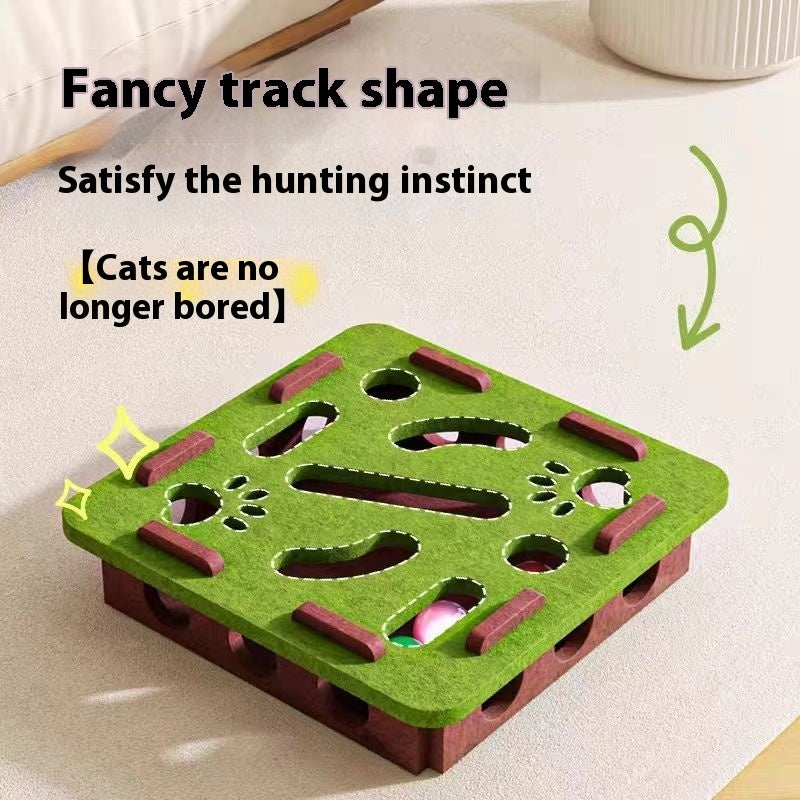 Peekaboo Felt Burrow Cat Toy