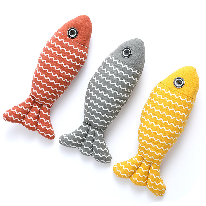 Catnip Fish Kicker Toys (3-Pack)