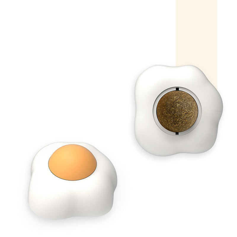 Stick & Spin Catnip Treat Ball