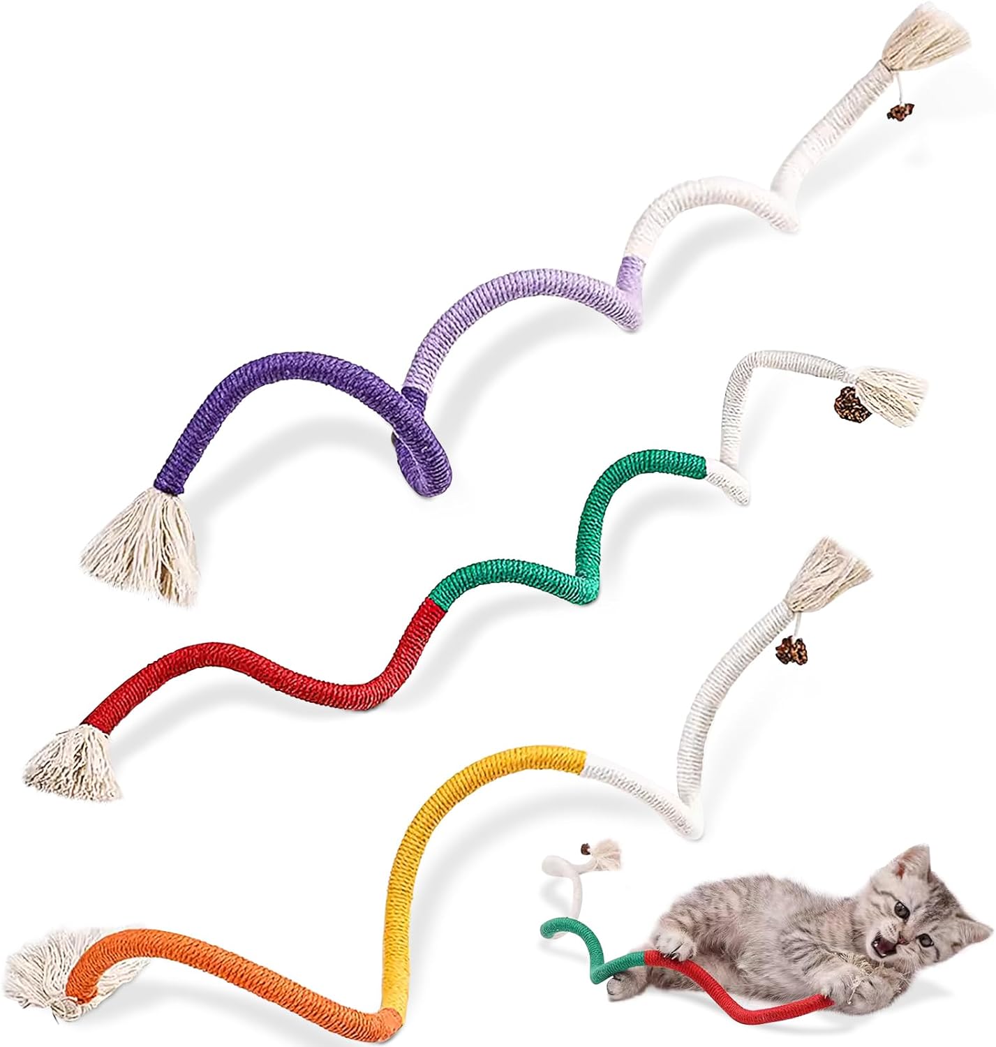 Silvervine Rope Teether for Cats