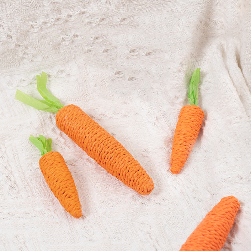 Carrot Crunch Tooth-Grinding Cat Toy